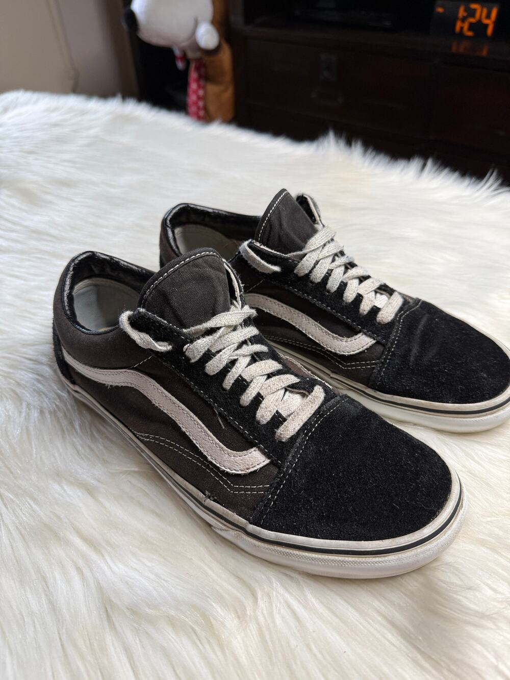 Vans Old Skool Black Suede Sneakers
